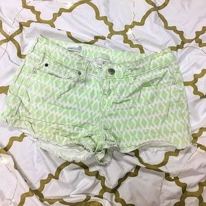 Gap Patterned Denim Shorts